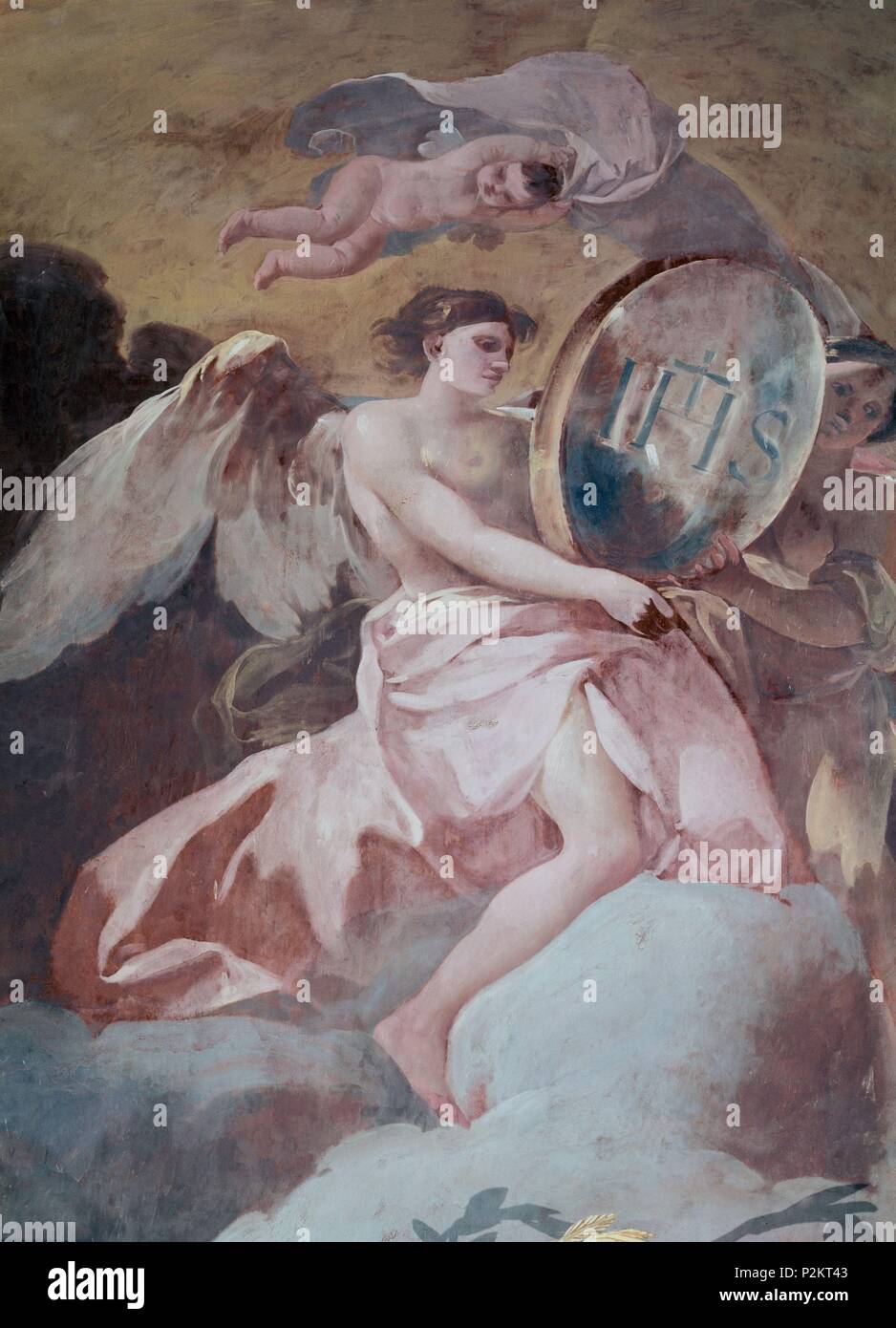 FRESCOS - CIRCUNCISION PANEL IZQUIERDO - 1774 - DETALLE DEL ANGEL ...