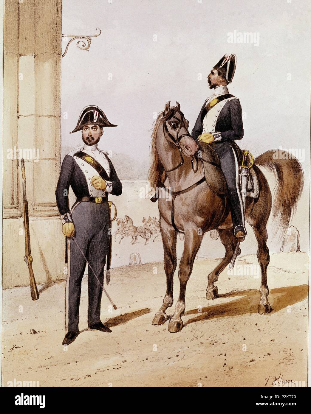 Spanish military uniform hi-res stock photography and images