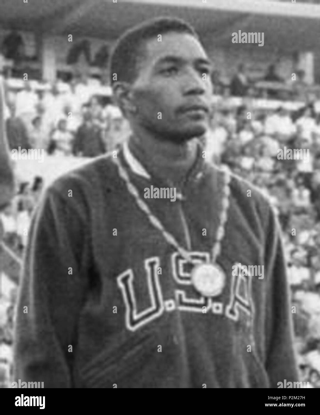 . Abdoulaye Seye, Livio Berruti and Lester Carney at the Rome Olympics