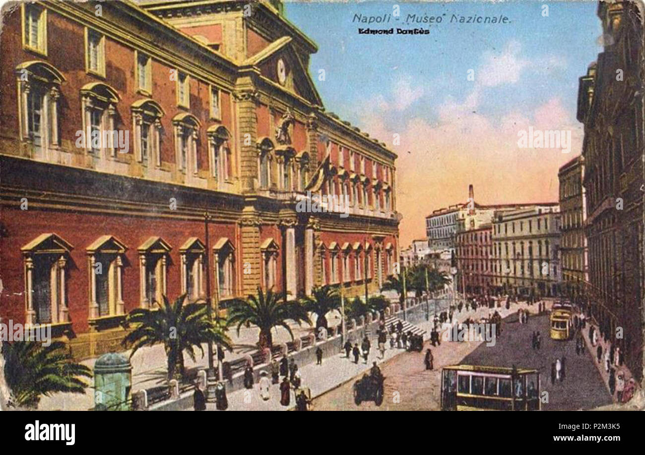 . Italiano: 'Napoli - Museo Nazionale'. Cartolina. Autore ignoto. (La firma sovraiscritta 'Edmond Dantès' è posticcia e non pertinente all'immagine originaria.) . before 1927. Unknown 52 MANN 16 Stock Photo