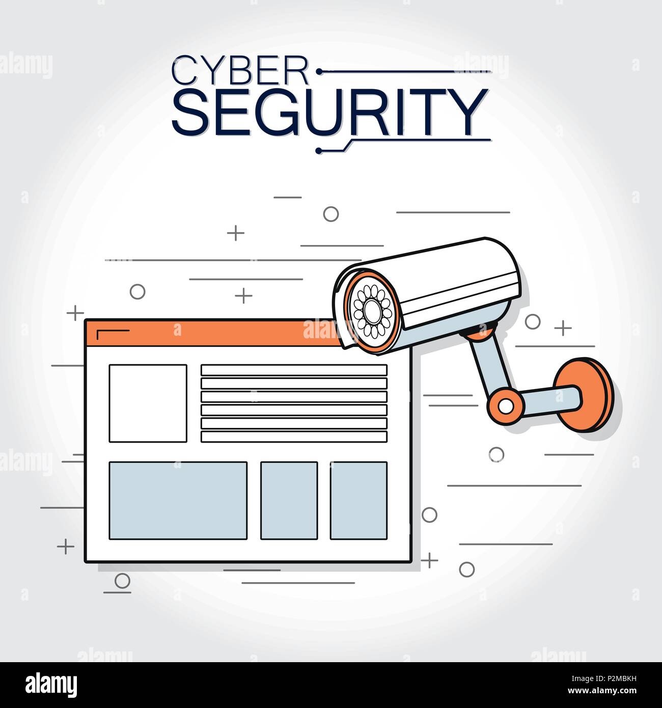 Cyber security concept Stock Vector Image & Art - Alamy