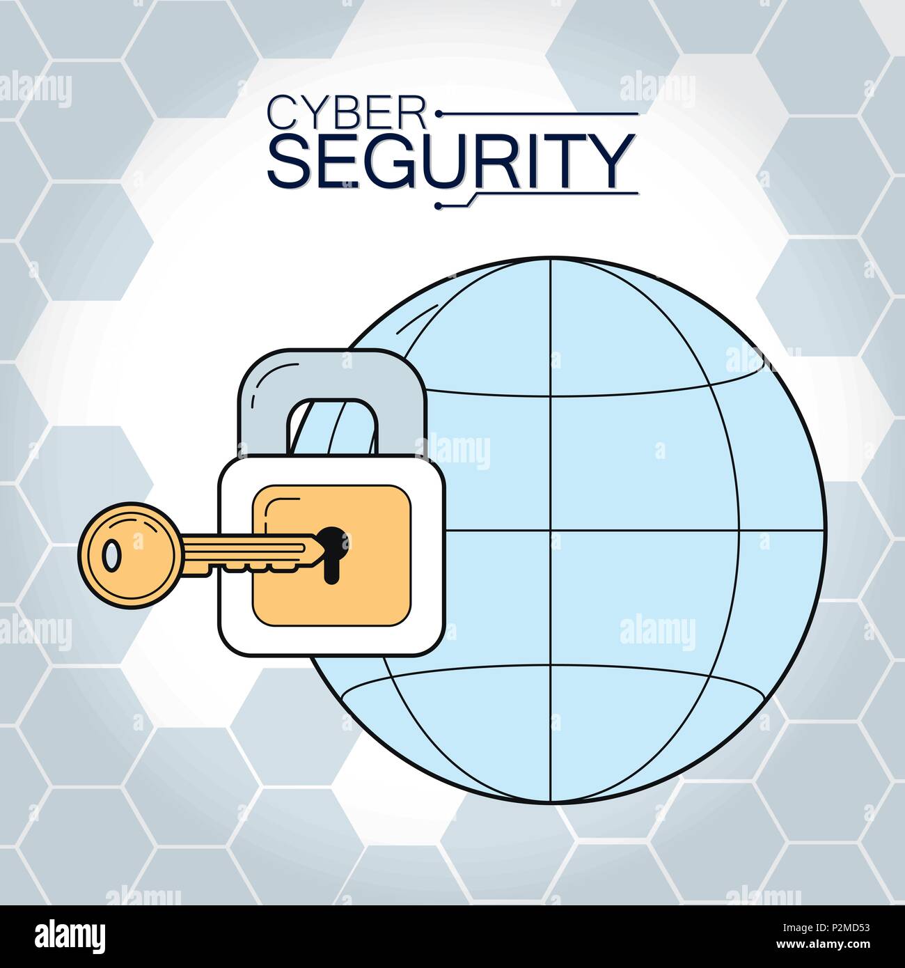 Cyber security concept Stock Vector Image & Art - Alamy
