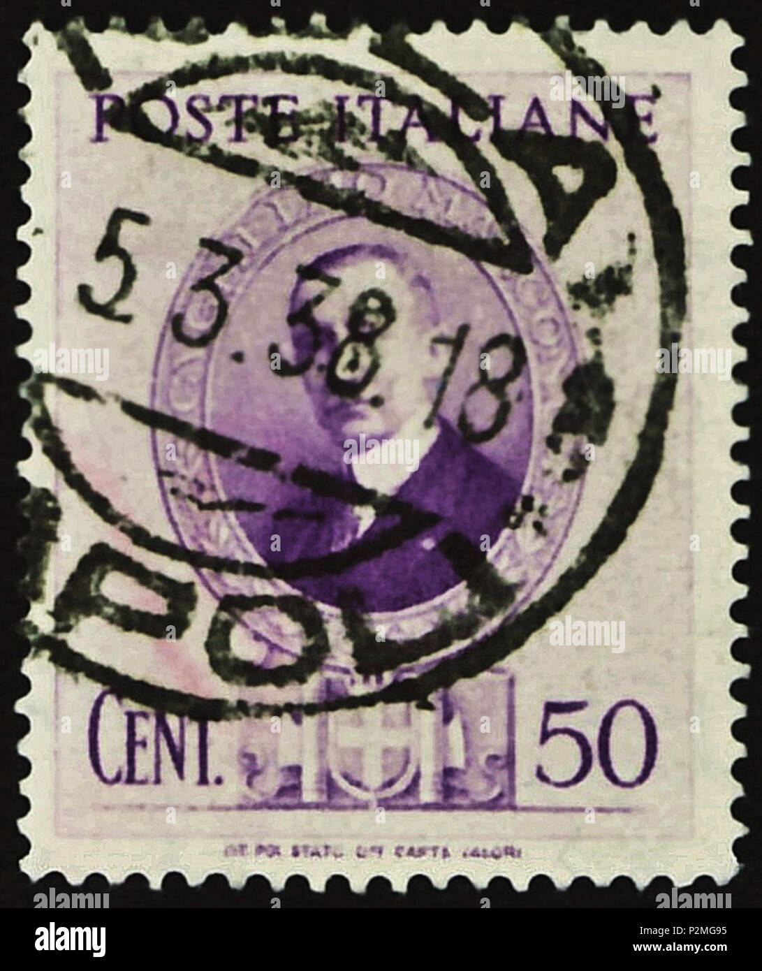 . Stamp of the Kingdom of Italy; 1938; commemorative stamp of the issue