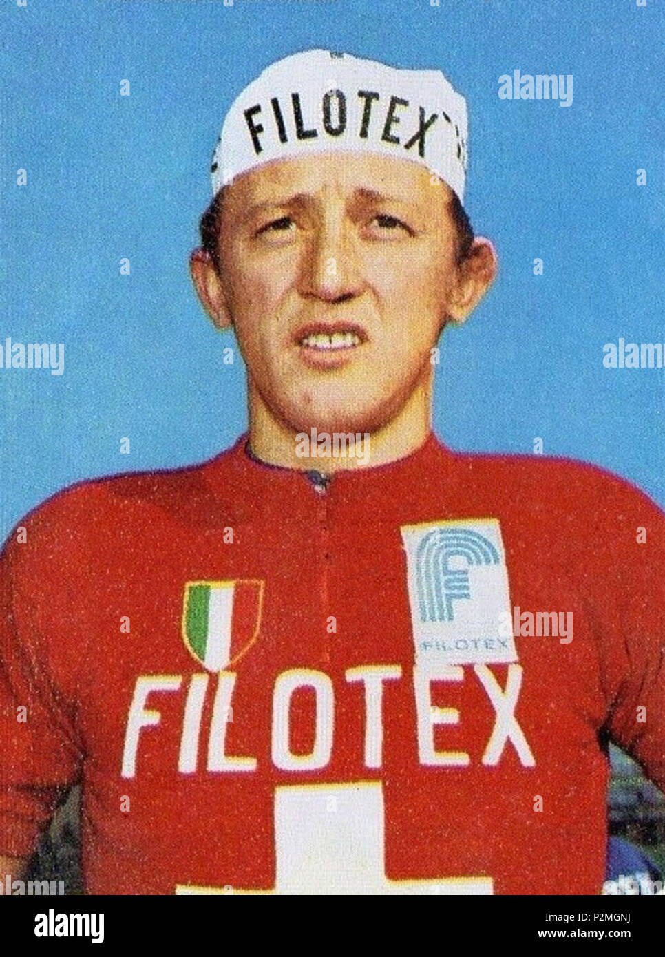 . CAMPIONI dello SPORT 1973/74-Figurina n.171- FUCHS -CICLISMO-Rec . 1973 or earlier. Unknown 44 Josef Fuchs (cyclist) Stock Photo
