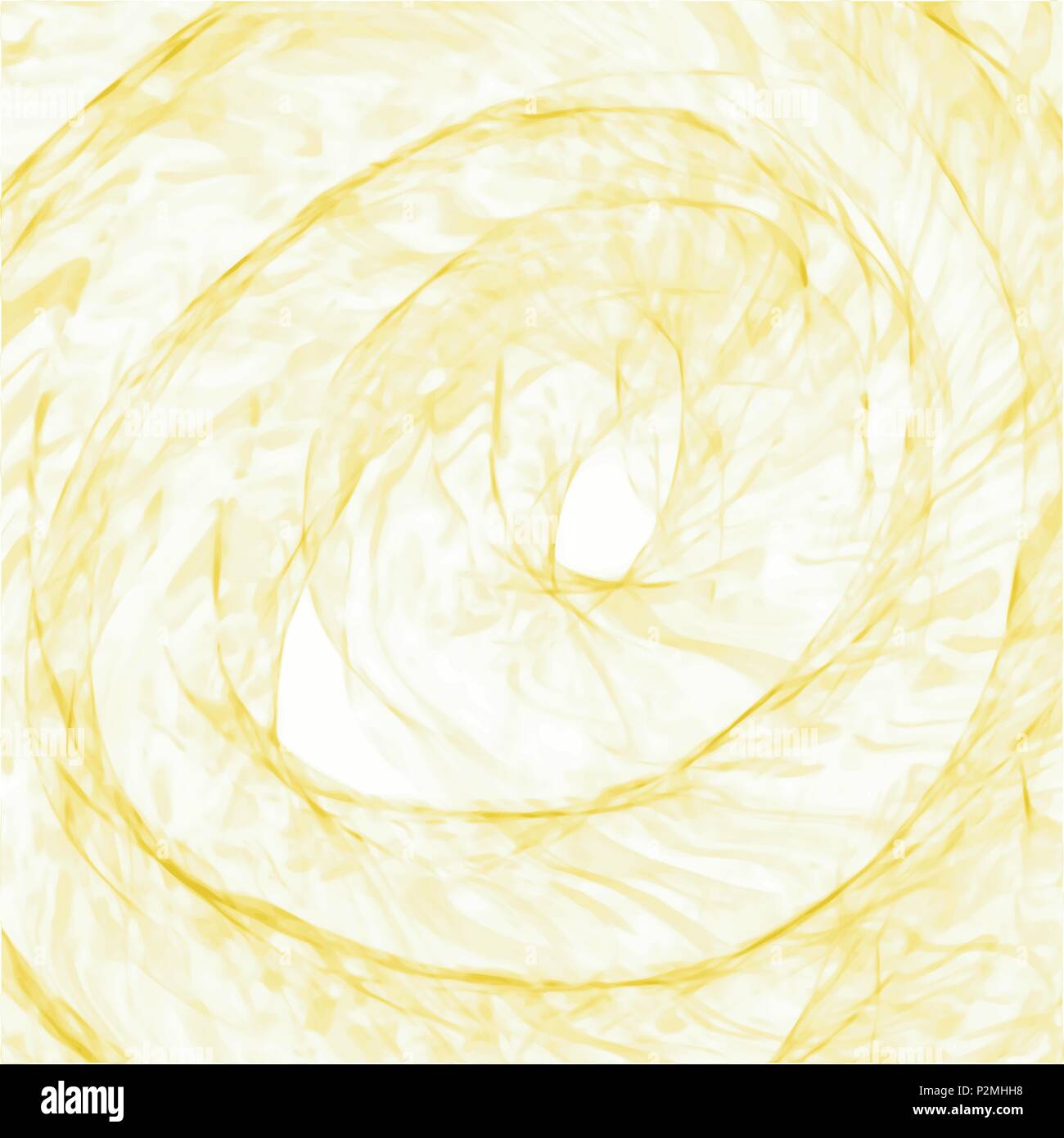 yellow watercolor liquid surface spiral background pattern, vector ...