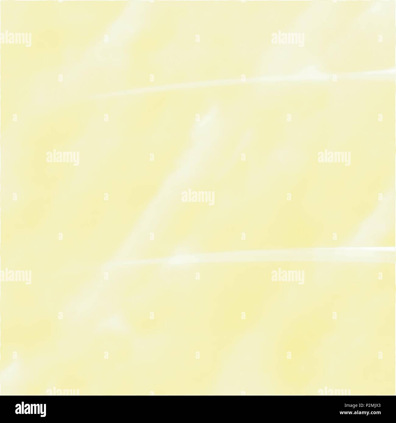 yellow blurred white lined watercolor background pattern,  vector illustration Stock Vector