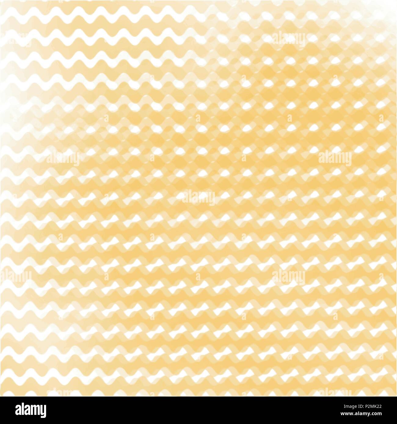 yellow watercolor retro zig zag hand drawn background pattern, vector illustration Stock Vector