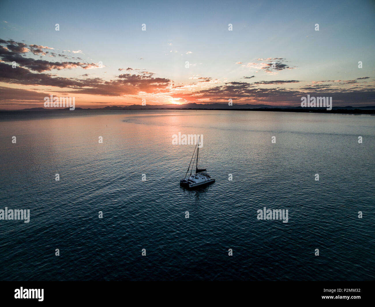 aerial view of Barra de Guaratiba beach Stock Photo Alamy