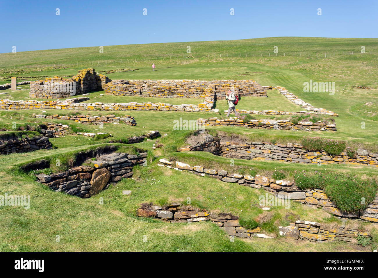 Ancient Pictish and Norse settlements on The Brough of Birsay Island