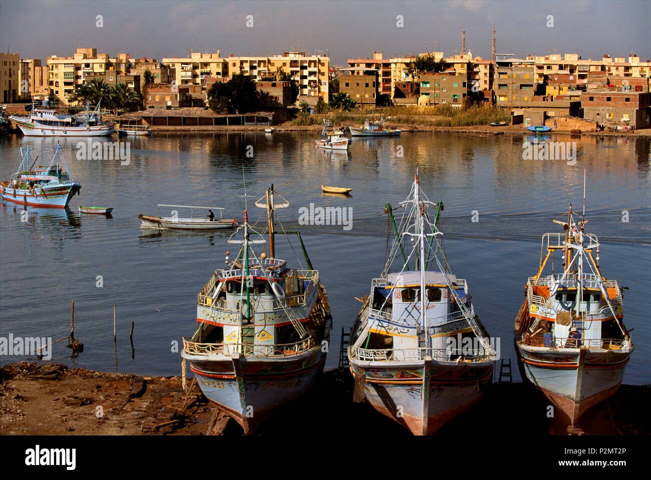 Egypt, Nile Delta, near Damietta, 1996, at Izbat alBurj's shipyard