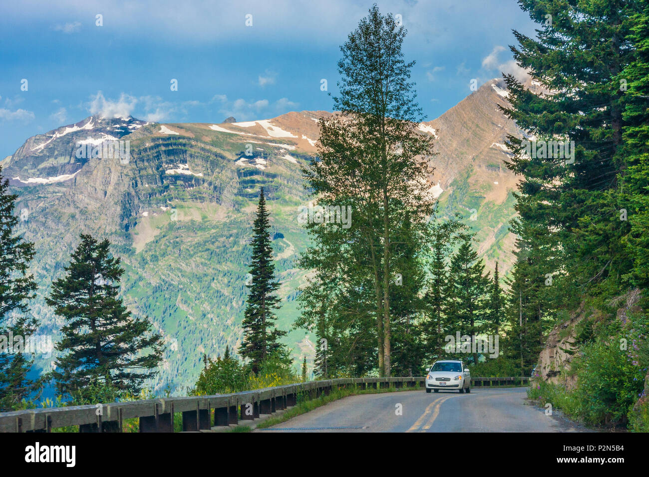 Going to the sun road glacier national park stock photos going to the