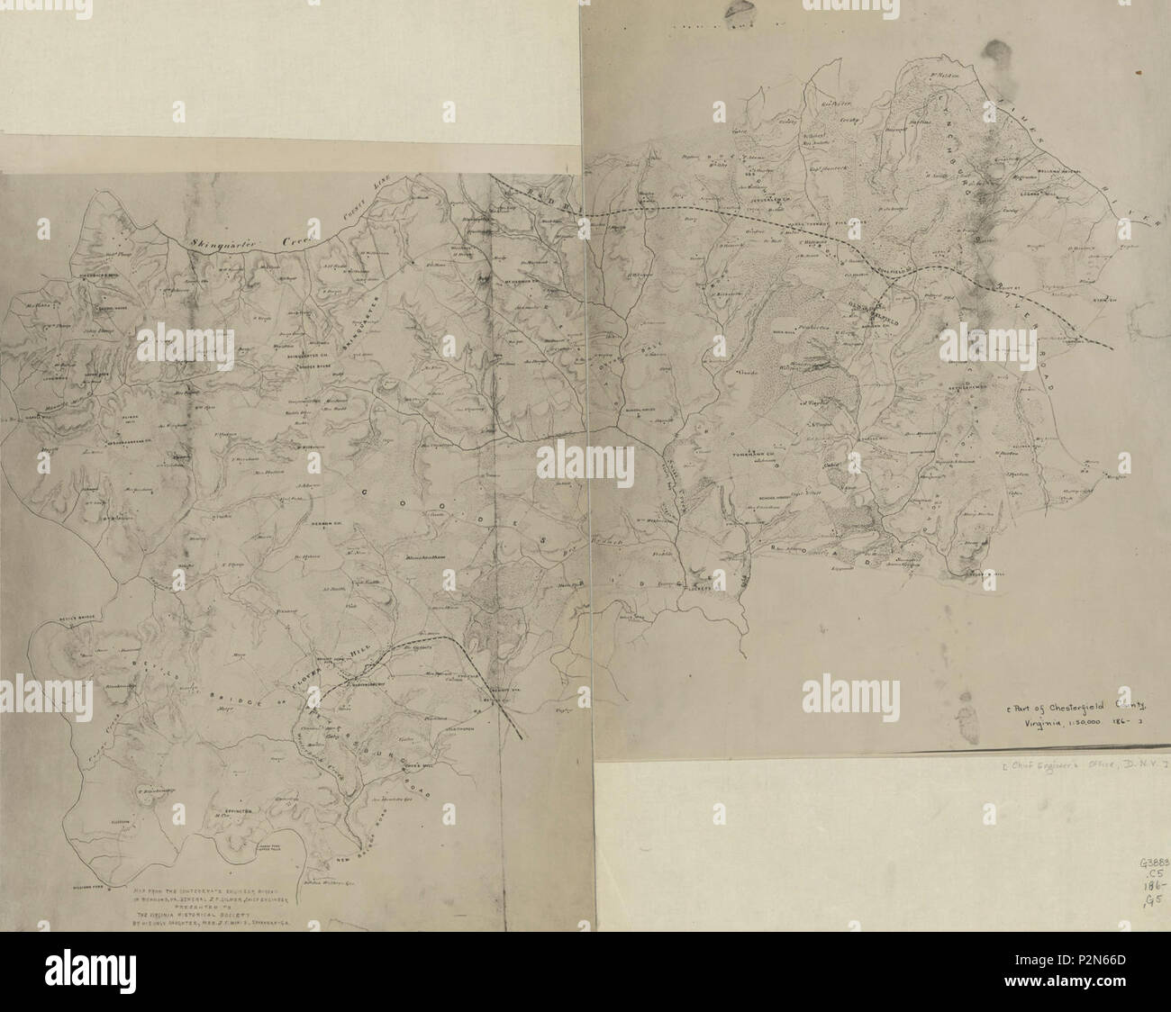 (Part of Chesterfield County, Virginia). LOC 2012592114 Stock Photo Alamy