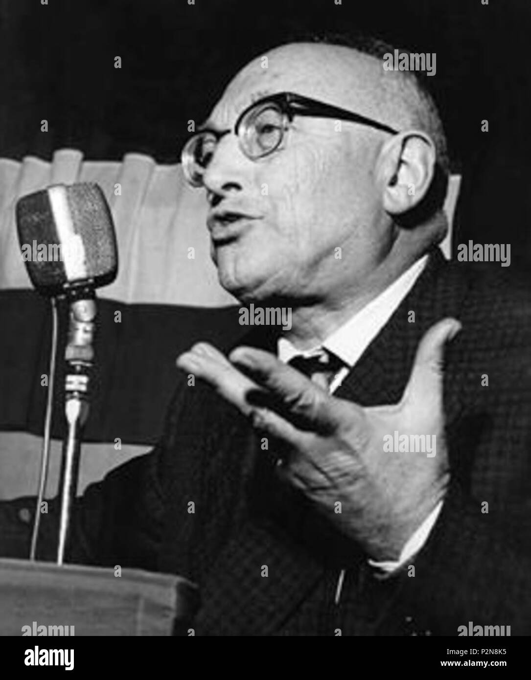 . English: Peitro Nenni, leader of the Socialist Party of Italy . by ...