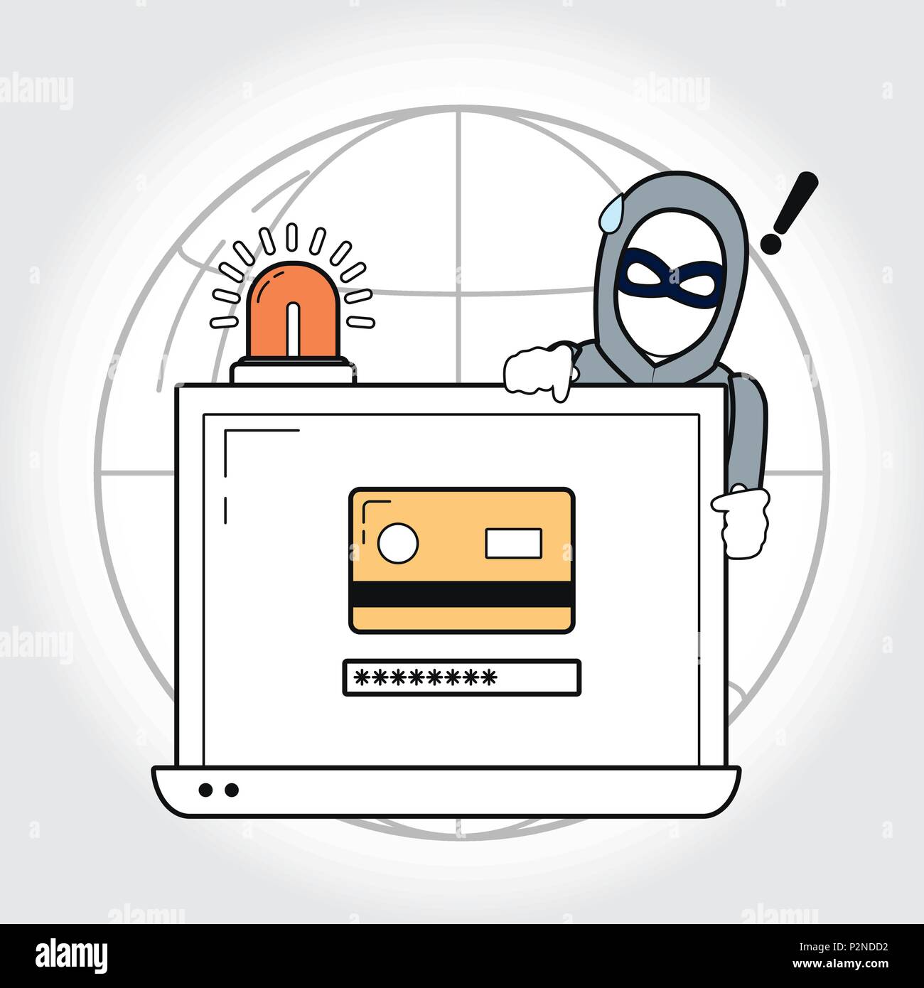 Cyber security concept Stock Vector Image & Art - Alamy