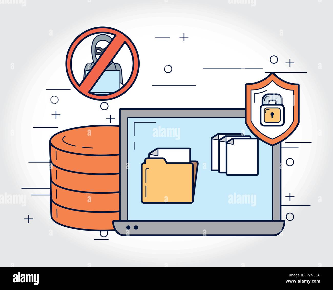 Cyber security technology Stock Vector Image & Art - Alamy