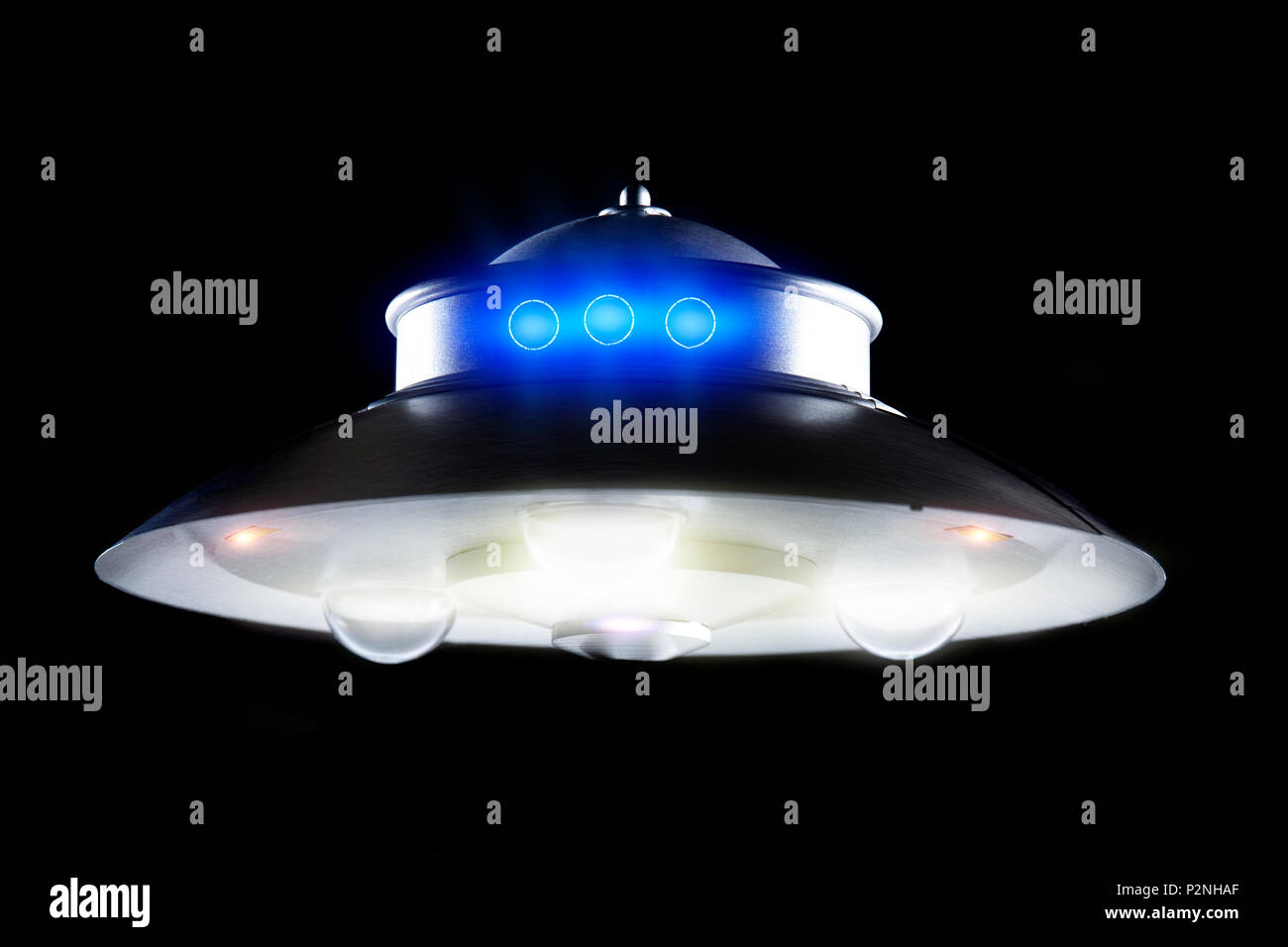Close view of the classic dome ufo saucer Stock Photo Alamy