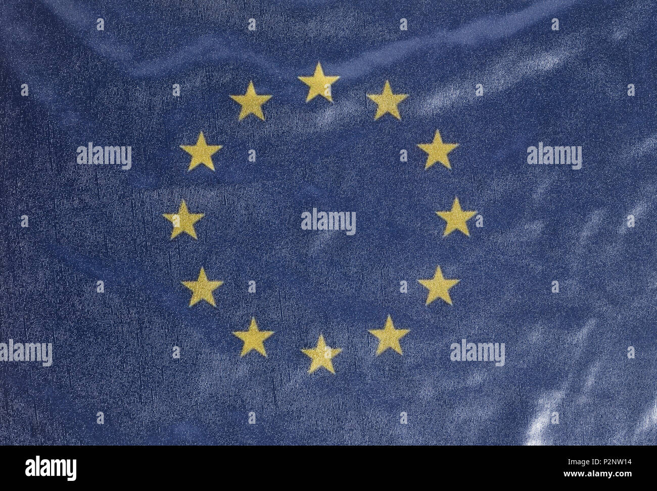 Flag of European Union texture background close up Stock Photo - Alamy