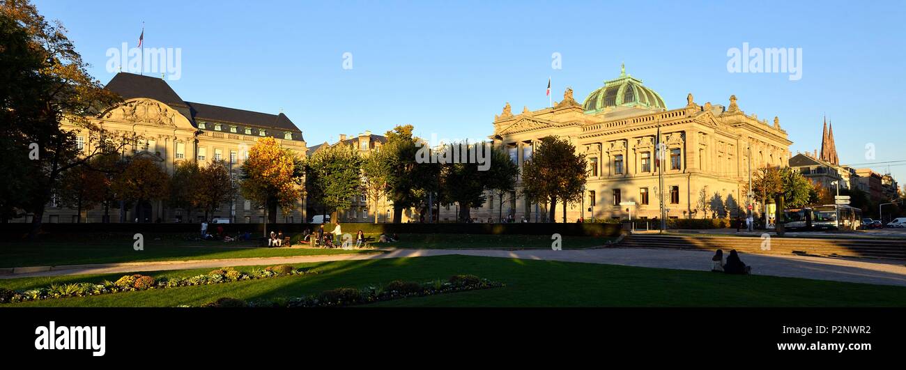 France, Bas Rhin, Strasbourg, Neustadt district dating from the german period listed as World