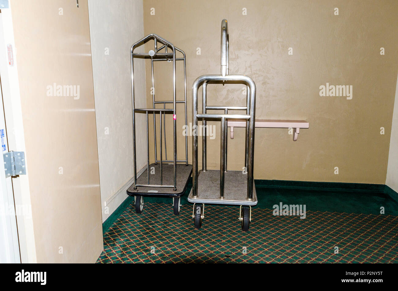 Things you find in an American Motel Stock Photo