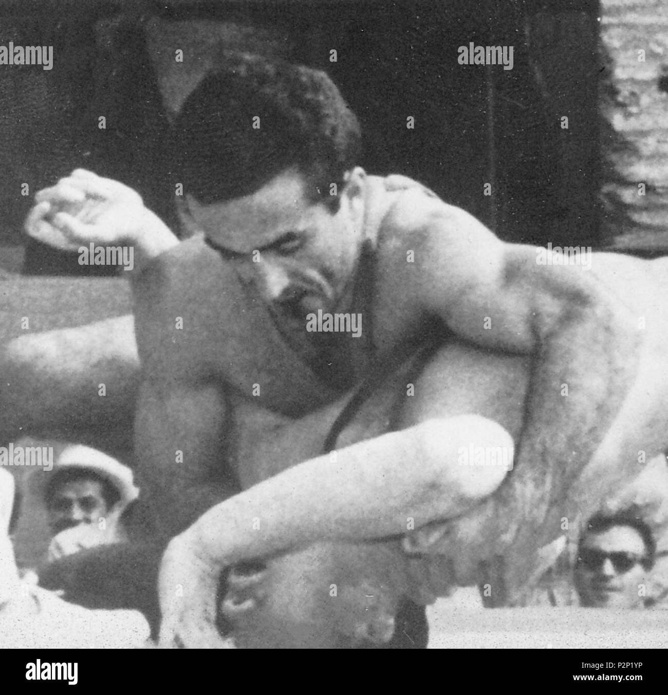 . Garibaldo Nizzola vs Kazuo Abe, 1960 Olympics . 1960. Unknown 32 Garibaldo Nizzola vs Kazuo Abe 1960 Stock Photo