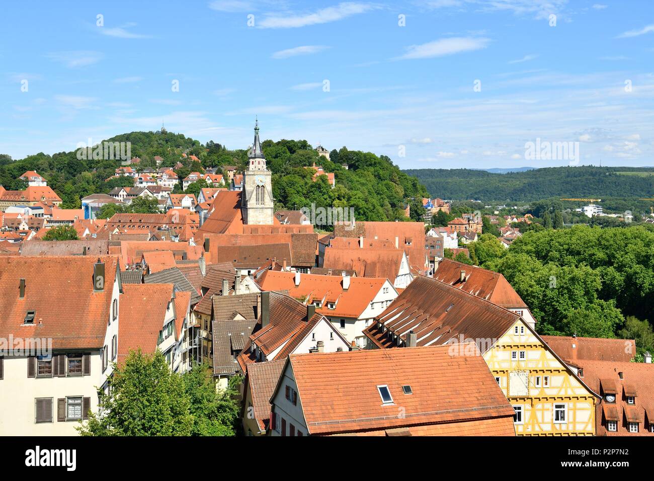 Germany, Baden-Wurttemberg, Neckartal (Neckar valley), Tübingen Stock Photo