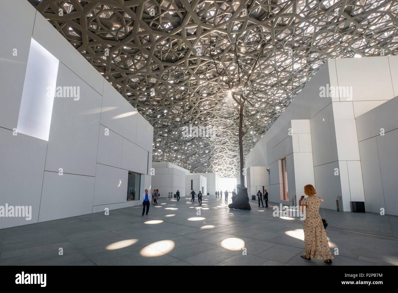 United Arab Emirates, Abu Dhabi, Saadiyat island, the Louvre Abu Dhabi is  the first universal museum in the Arab world designed and built by French  architect Jean Nouvel Stock Photo - Alamy