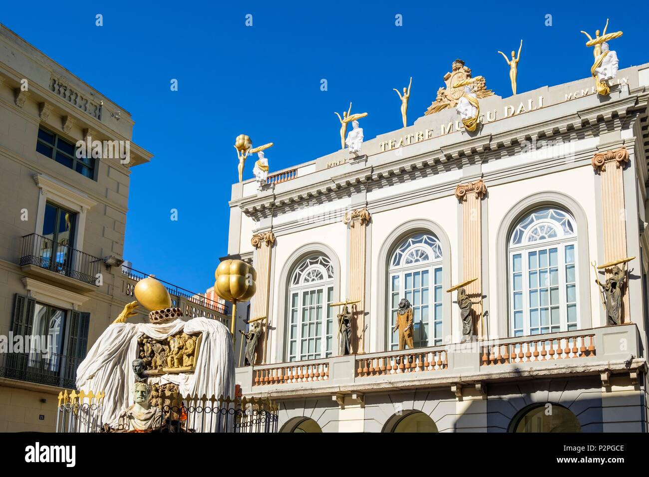 Spain, Catalonia, Figueras, Dali Theatre and Museum dedicated to the artist Salvador Dali in his home town of Figueras Stock Photo