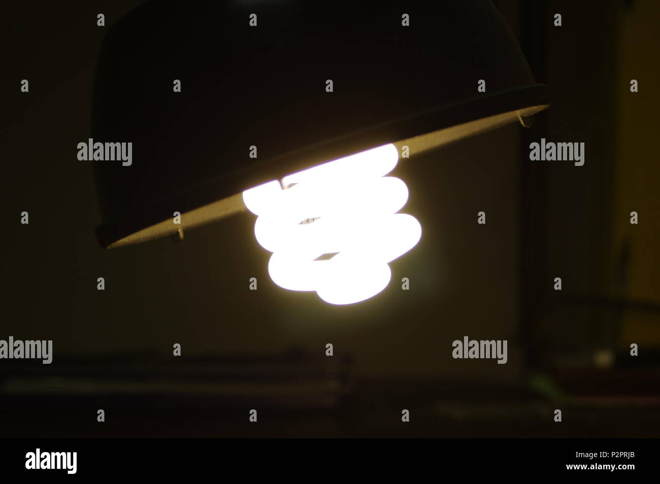 Compact fluorescent lamp Stock Photo