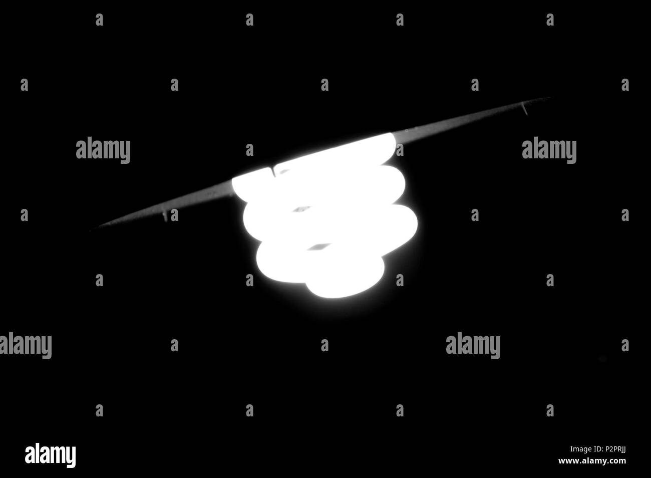 Compact fluorescent lamp Stock Photo Alamy