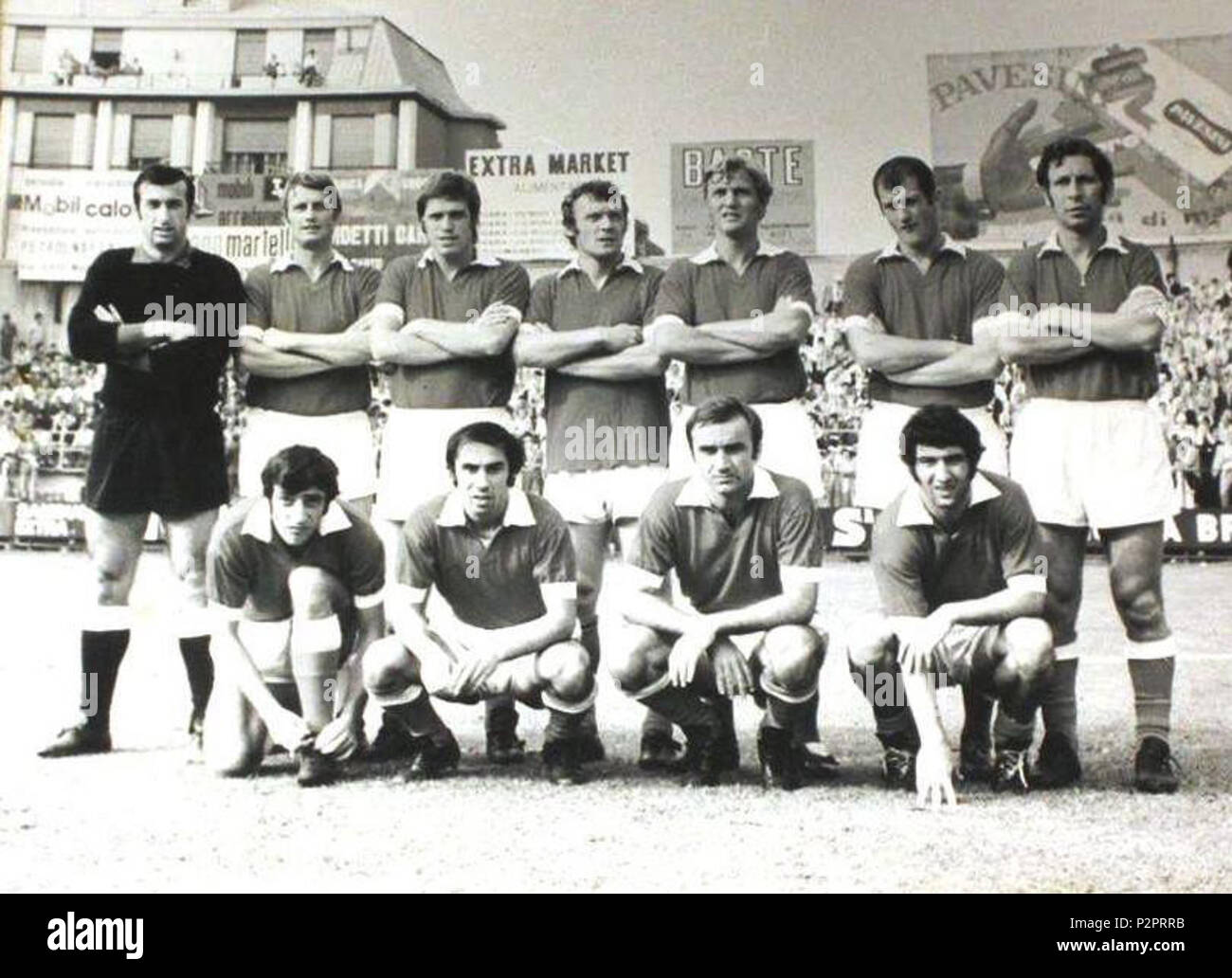 . Italiano Mantova 197071 ultima promozione in Serie A . 1970