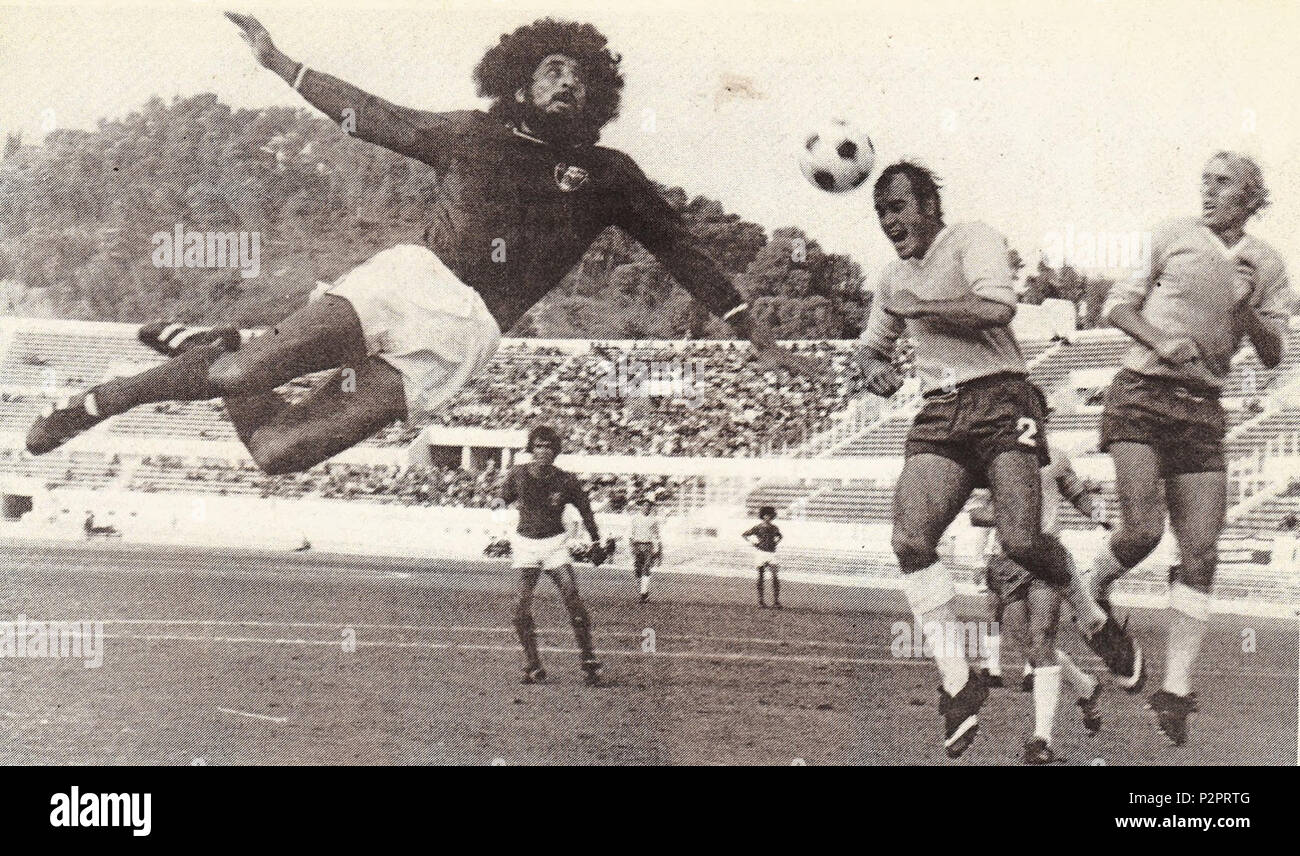 84 SS Lazio v Mexico (Rome, 1975) - Leonardo Cuéllar Stock Photo