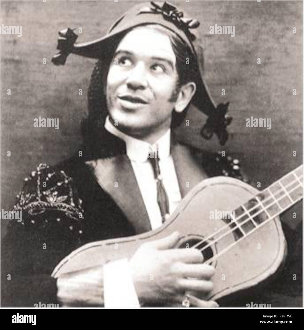 . English Italian baritone Titta Ruffo as 'Figaro' in The Barber of