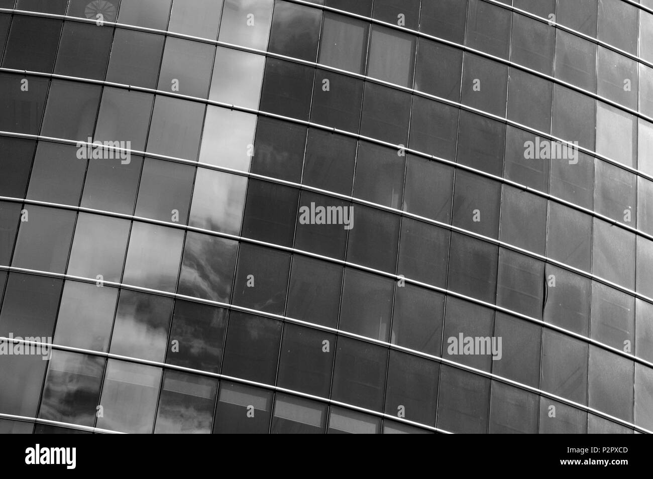 Glazed building facade Stock Photo Alamy