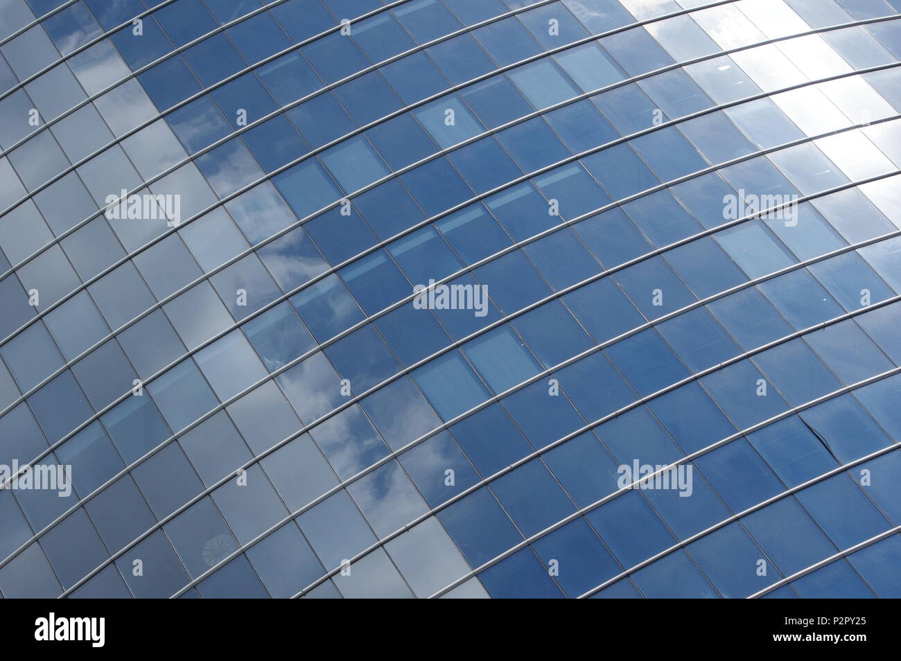 Glazed building facade Stock Photo Alamy