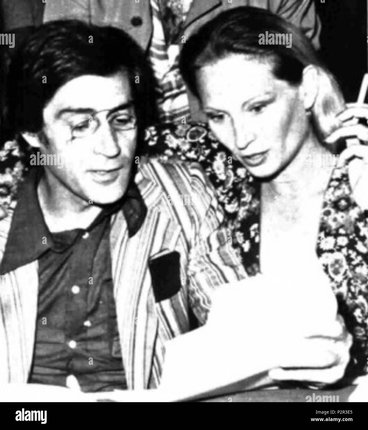 . Italian actors Giancarlo Dettori and Carmen Scarpitta, Turin