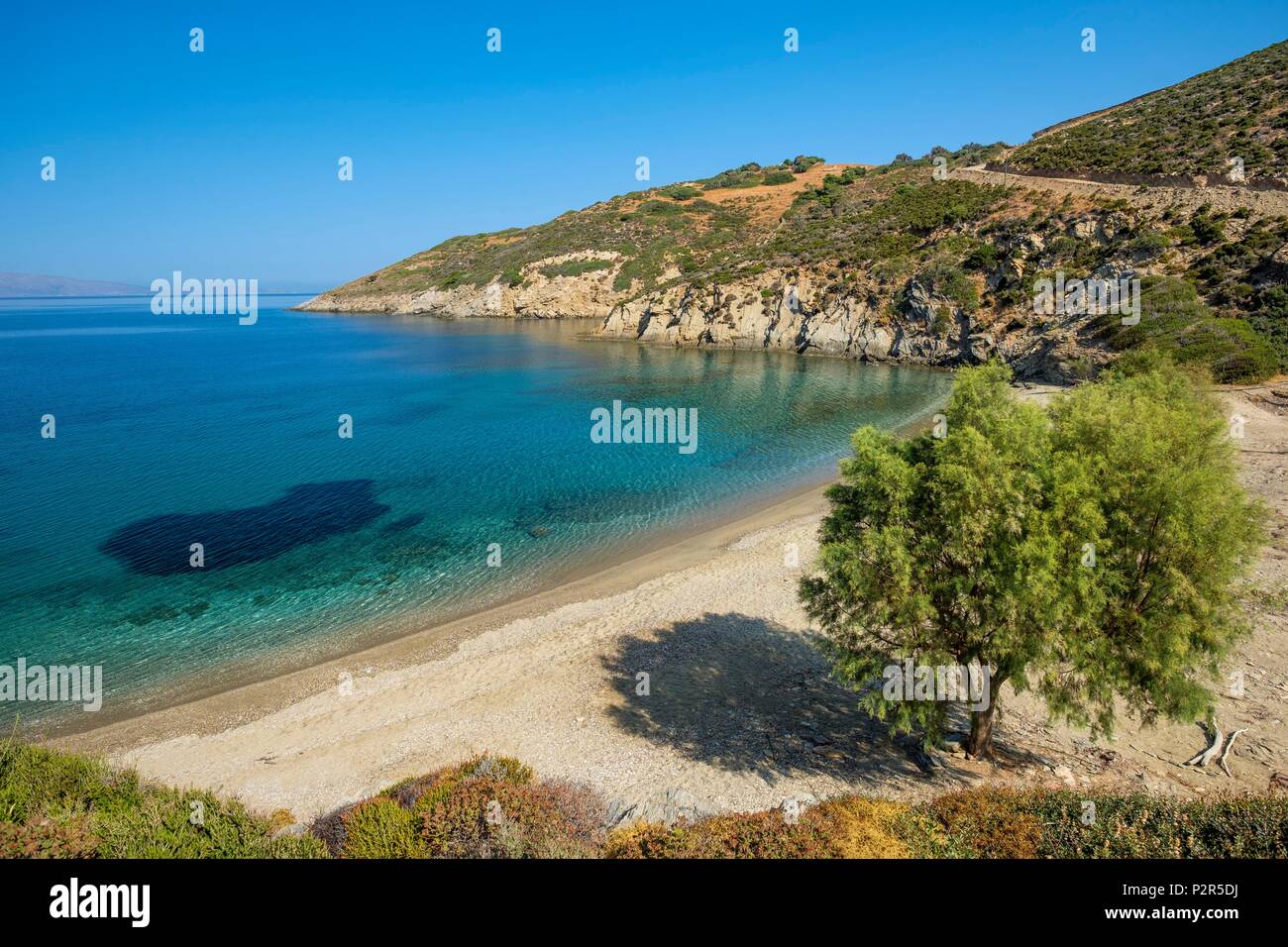 Greece, Fourni Korseon archipelago, Fourni island, Psili Ammos beach