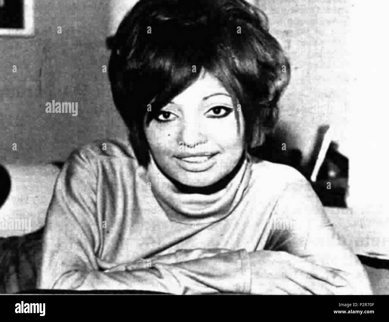 . Italian-Eritrean singer Lara Saint Paul . March 1970. Unknown 46 Lara Saint Paul Stock Photo