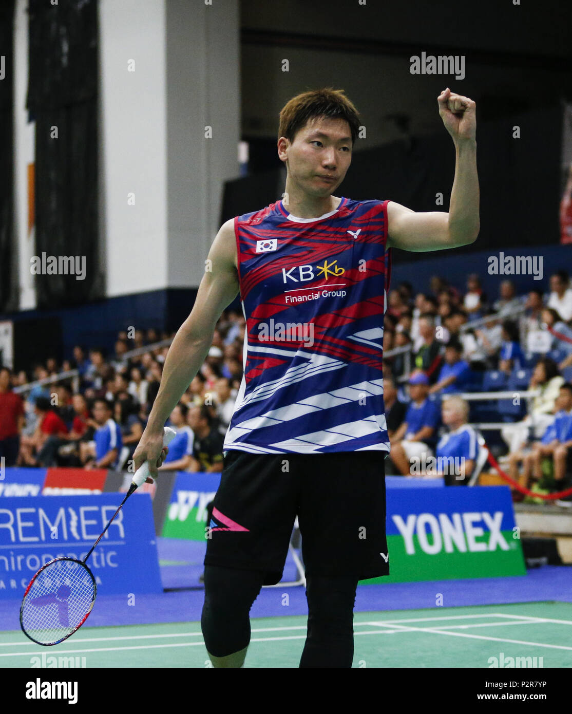 Los Angeles, California, USA. 15th June, 2018. Dong Keun Lee of Korea ...