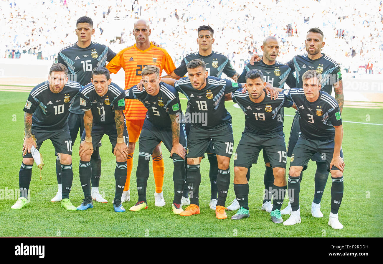 Moscow, Russia, 16 June 2018. Argentina- Iceland, Soccer, Moscow