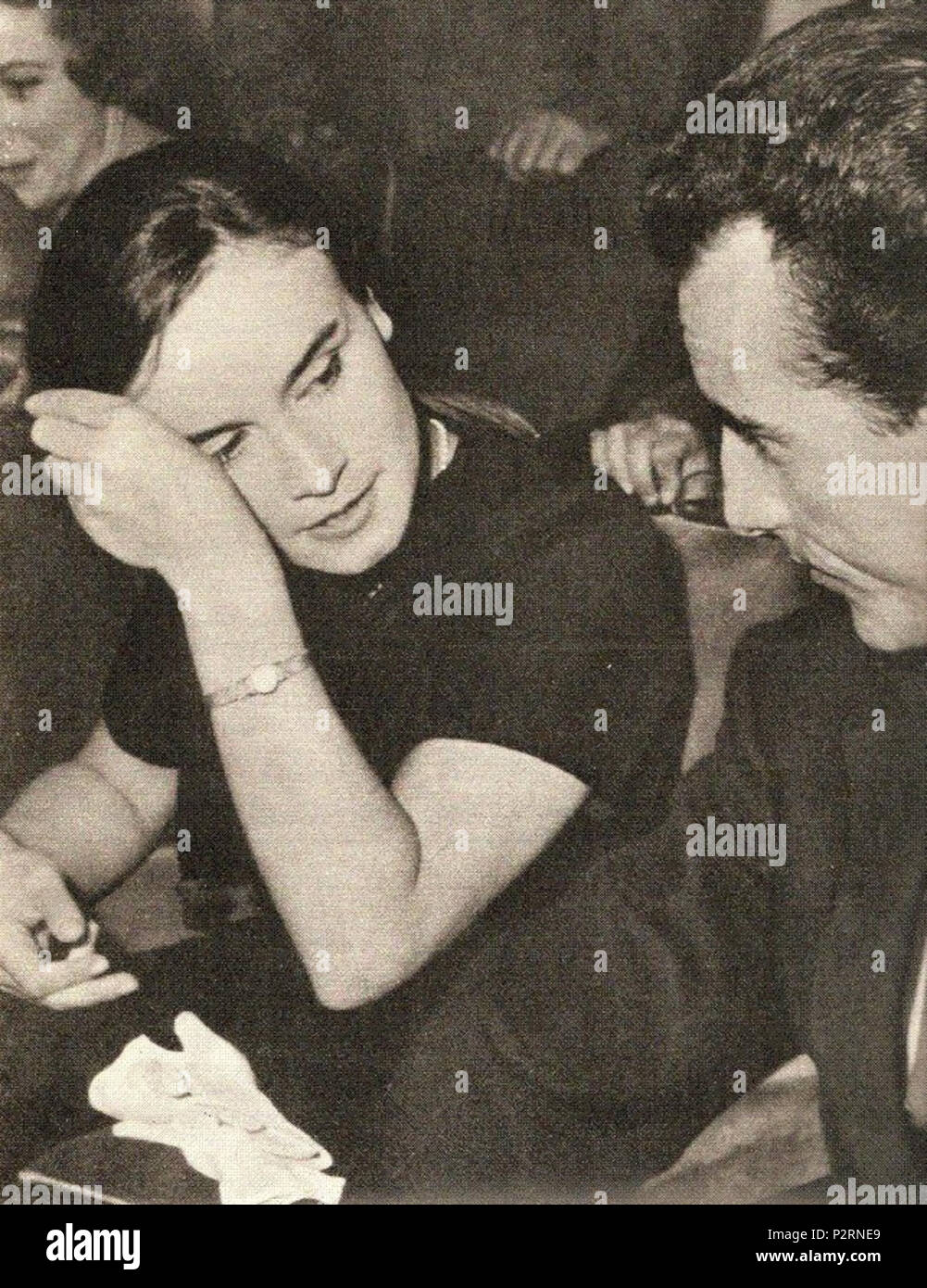 . Italian actress Anna Maria Guarnieri . 27 October 1957. Unknown 7