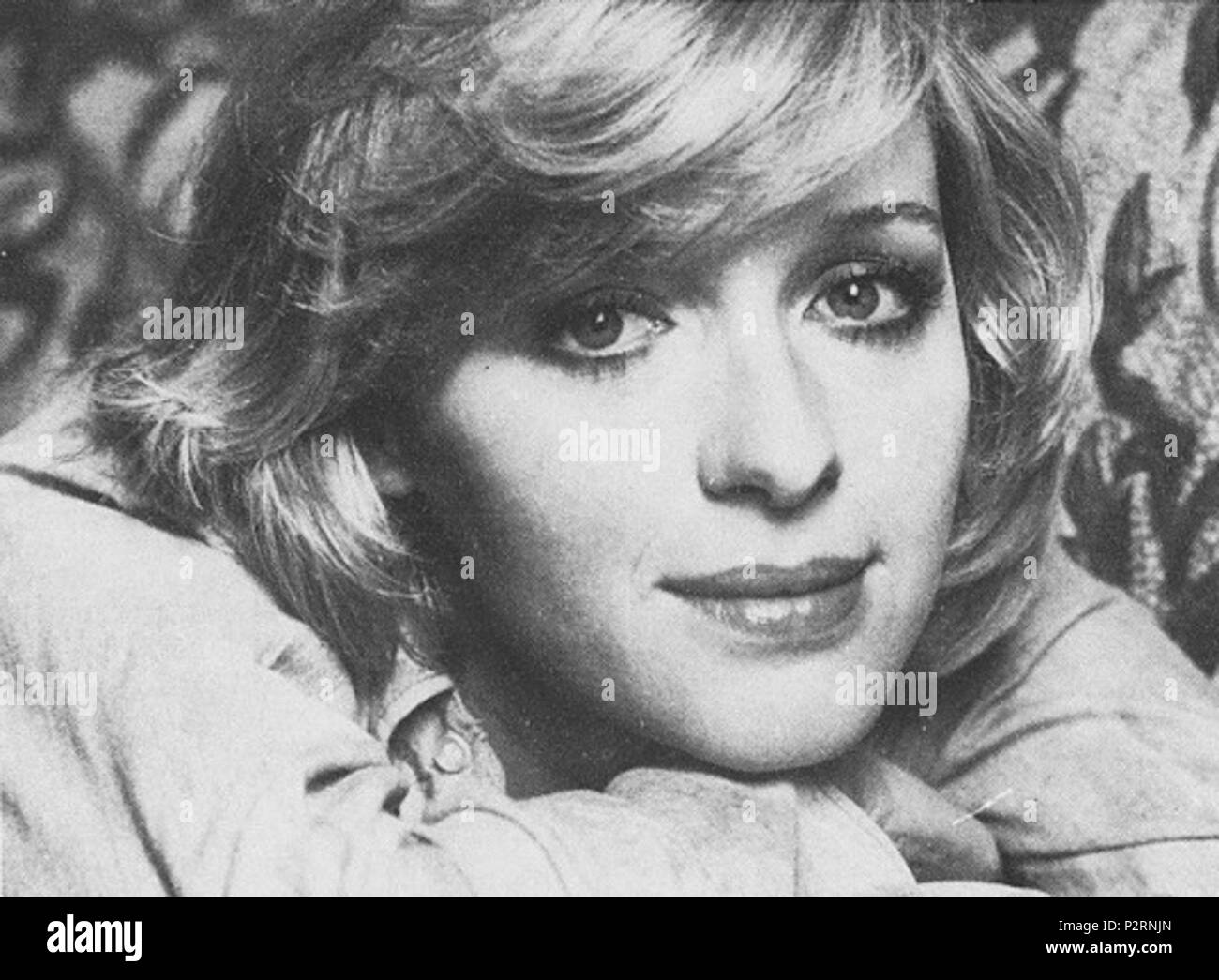 . Italy based French actress Dominique Darel in Rome, 1973 . 1 June