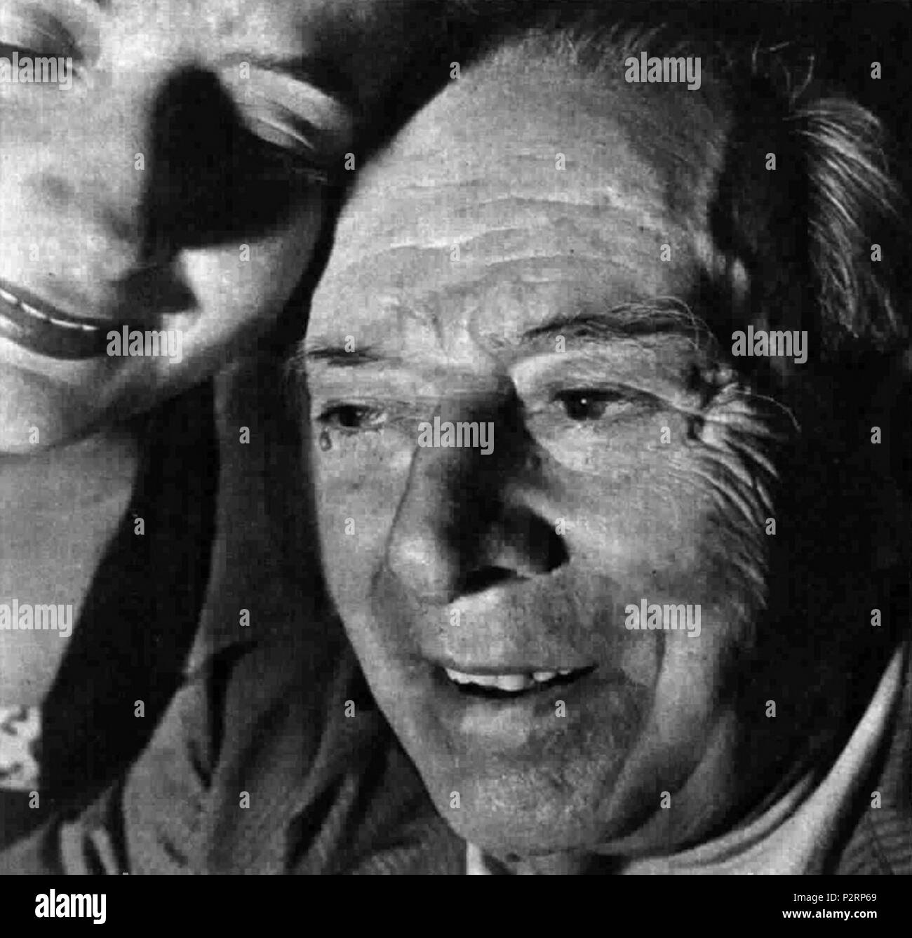 . Italian actor Alfredo De Sanctis and his daughter Anna . 28 March 1954. Foto Palmas 5 Alfredo De Sanctis and his daughter Stock Photo