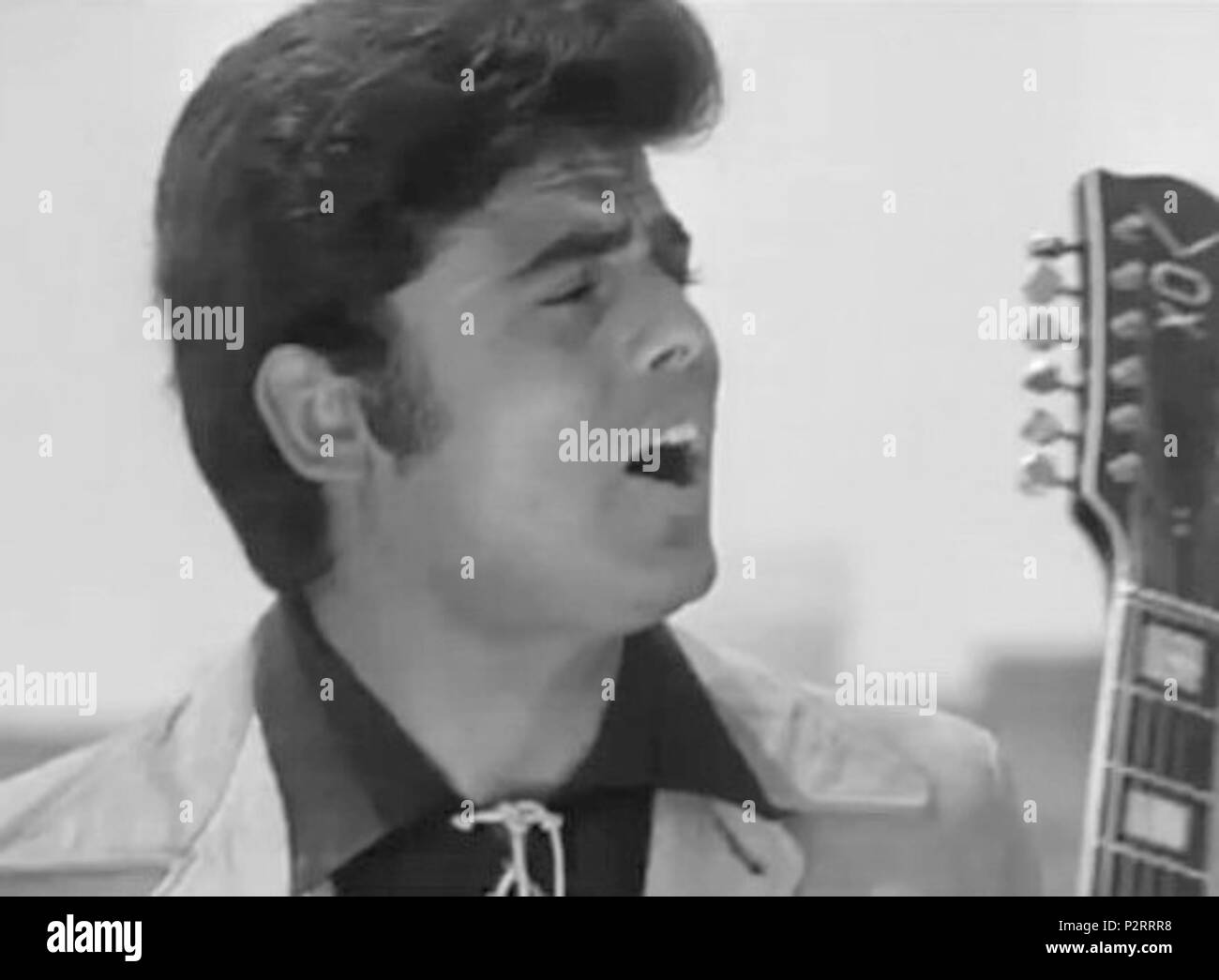 . screenshot from the film Cuore matto... matto da legare (1967) . 1967. Cavarrone at the Italian  project. 48 Little Tony 1967 Stock Photo