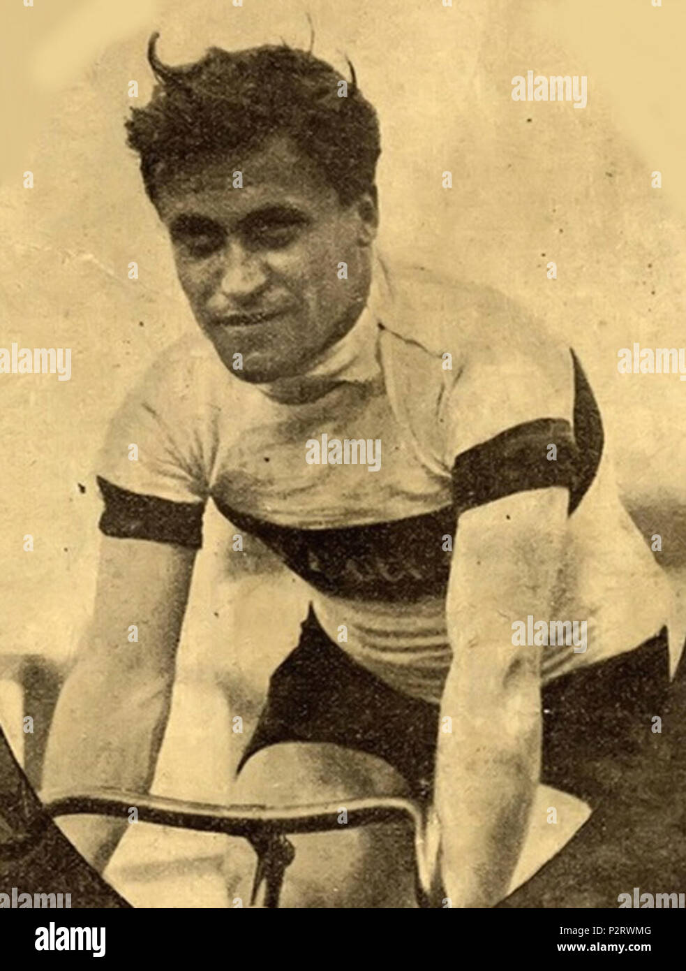 . Italiano Il ciclista Alfonso Calzolari Tratto da 'Domenica Sportiva