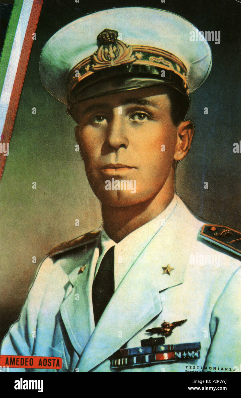 . Italiano Amedeo di SavoiaAosta (18981942) . 1930. Unknown 6 Amedeo