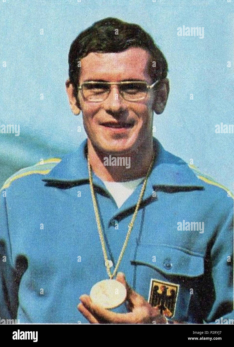 . CAMPIONI dello SPORT 1973/74-Figurina n.25- KANNENBERG-GER.OVEST-ATL.LEGGERA-Rec . 1972. Unknown 11 Bernd Kannenberg 1972 Stock Photo