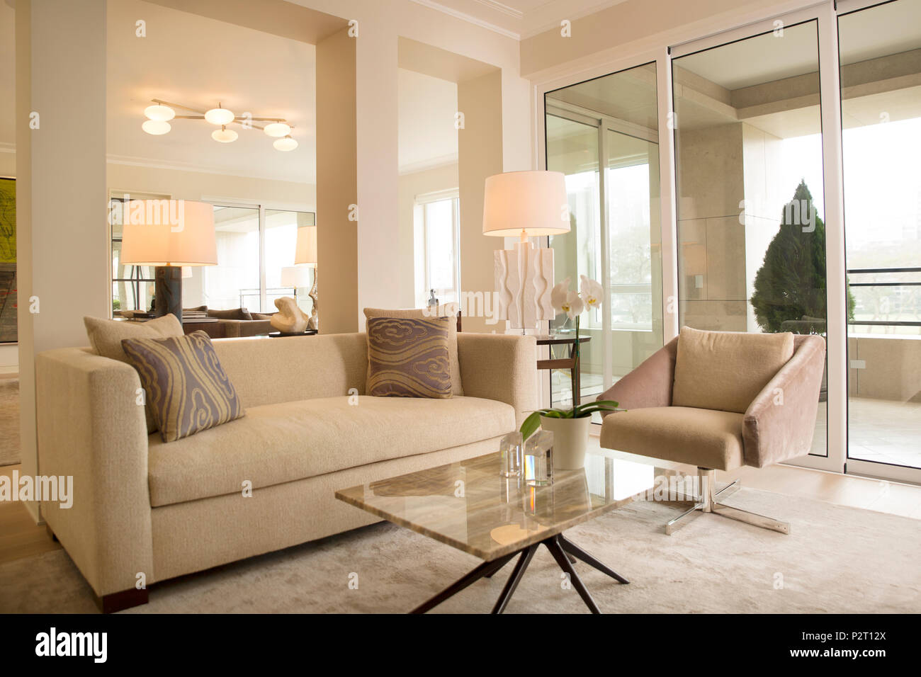 Apartment interior, San Isidro, Lima Stock Photo Alamy