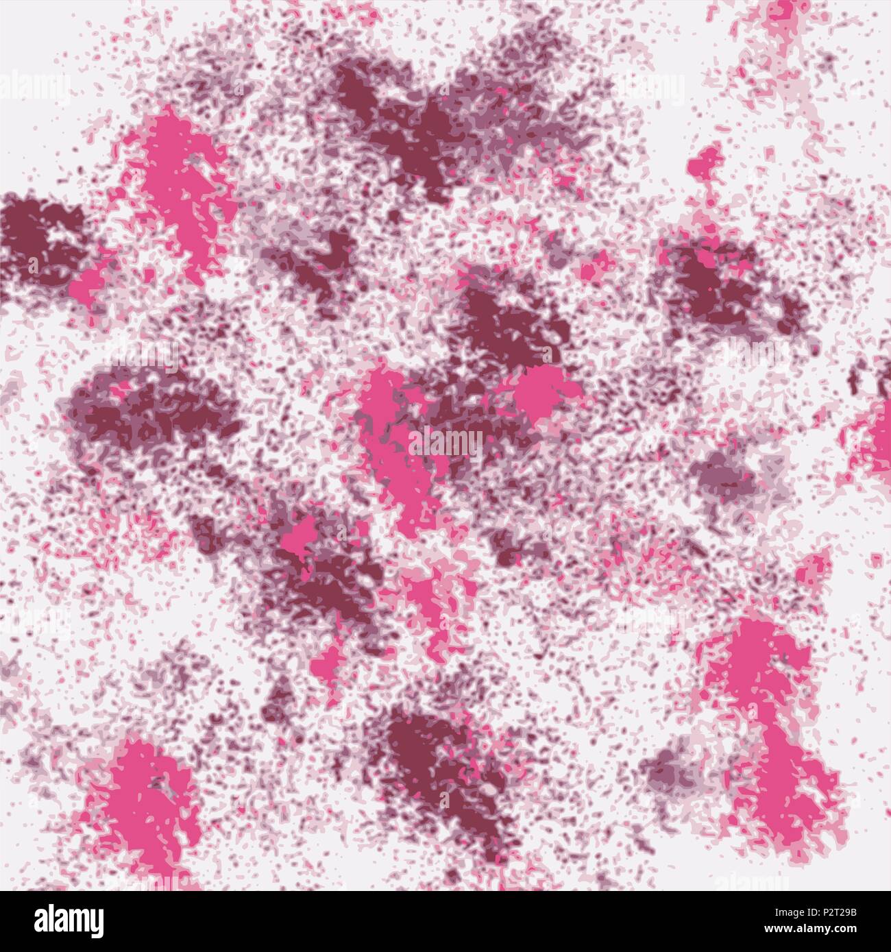 pink and violet watercolor confetti splatter background pattern, vector illustration Stock Vector