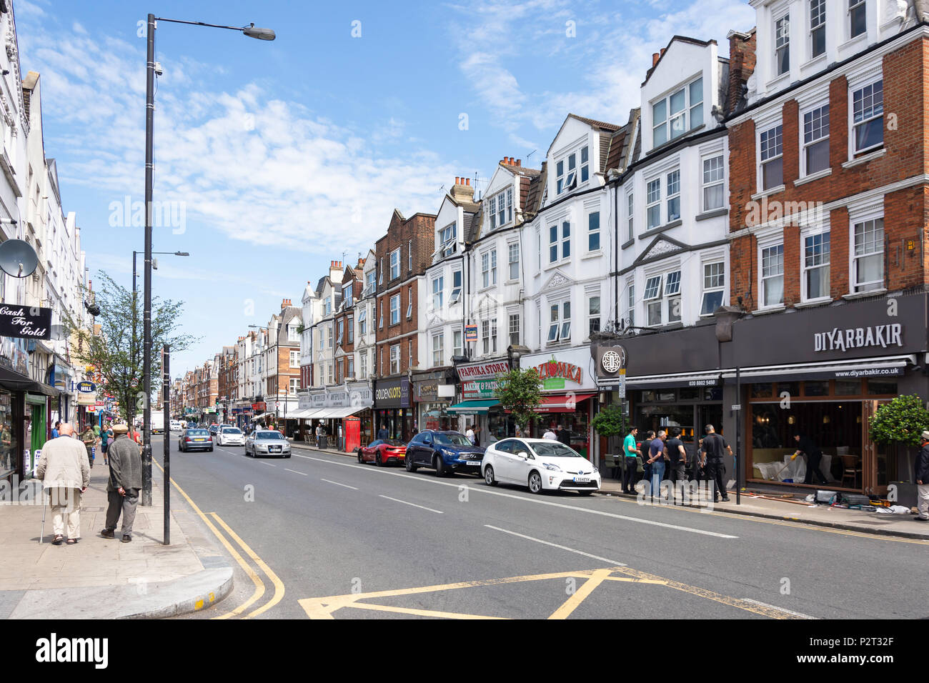 Green Lanes, Harringay, London Borough of Haringey, Greater London, England, United Kingdom Stock Photo