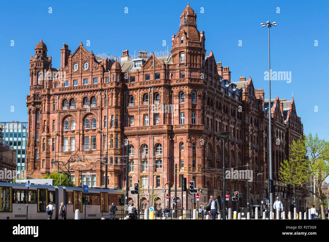 England Manchester England greater Manchester City centre city center midland hotel manchester city centre uk Stock Photo